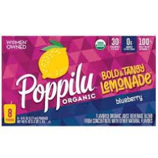 POPPILU: Blueberry Lemonade Kids Pouch 8Ct, 48 fo