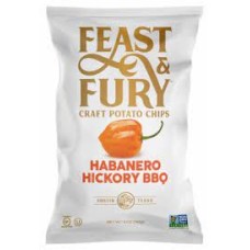 FEAST & FURY: Chips Habanero Bbq, 5 oz