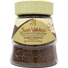 JUAN VALDEZ: Coffee Instant Vani Cinn, 3.4 oz