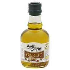 DELL ALPE: Oil Olive Xvrgn Garlic, 8.5 oz