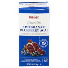 MEIJER: Tea Acai Pomegranate Blueberry, 20 bg