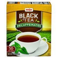 MEIJER: Tea Black Decaf, 50 bg