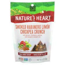 NATURES HEART: Crunch Chkpea Hbnro Limon, 4 oz