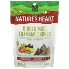 NATURES HEART: Crunch Edamme Miso Gngr, 4 oz