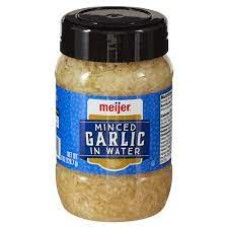 MEIJER: Garlic Minced In Water, 8 oz