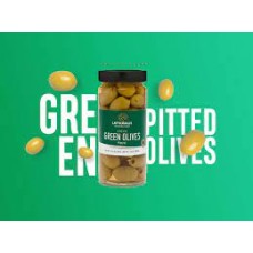 LATROVALIS: Olives Green Pitted, 7.05 oz