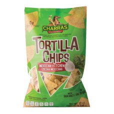 CHARRAS: Mexican Kitchen Tortilla Chips, 12 oz
