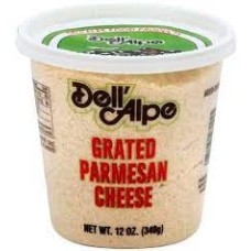 DELL ALPE: Parmesan Grated, 12 oz