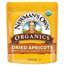 NEWMANS OWN ORGANIC: Organic Dried Apricots Zipbag, 6 oz