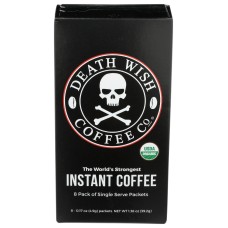 DEATH WISH COFFEE: Coffee Instant Packets, 8 ea
