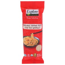 EXPLORE CUISINE: Organic Brown Rice Stir Fry Noodles, 8 oz