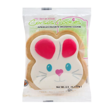 CORSOS COOKIES: Easter Bunny Decorated Cookie, 2.5 oz