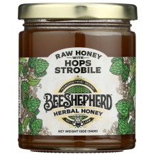 BEE SHEPHERD: Hops Strobile Raw Honey, 12 oz