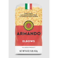 ARMANDO: Elbows Macaroni Product, 16 oz