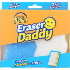SCRUBDADDY: Eraser Daddy Dual Sided Scrubber Eraser, 2 ea