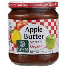 EDEN FOODS: Apple Fruit Butter , 17 oz