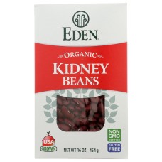EDEN FOODS: Organic Dark Red Kidney Beans, 16 oz