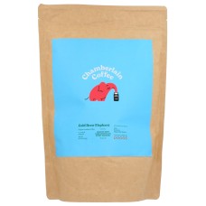 CHAMBERLAIN COFFEE: Cold Brew Elephant Large Coffee Bags, 8.5 oz