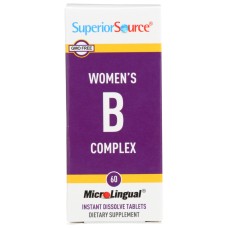 SUPERIOR SOURCE: Womens B Complex, 60 tb