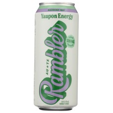 RAMBLER: Yaupon Energy Blackberry Mint, 16 fo