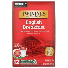 TWINING TEA: English Breakfast KCup Pods, 12 pc