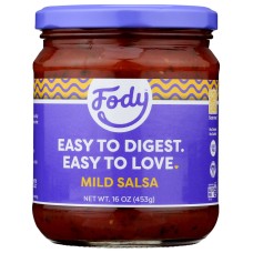 FODY FOOD CO: Mild Salsa, 16 oz
