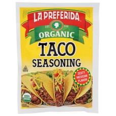 LA PREFERIDA: Organic Taco Seasoning, 1 oz