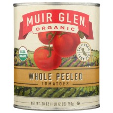 MUIR GLEN: Whole Peeled Tomatoes, 28 oz