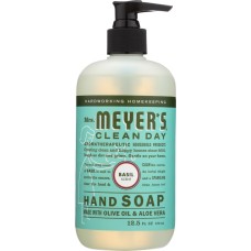 MRS MEYERS CLEAN DAY: Basil Liquid Hand Soap, 12.5 oz