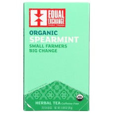 EQUAL EXCHANGE: Spearmint Tea, 20 bg