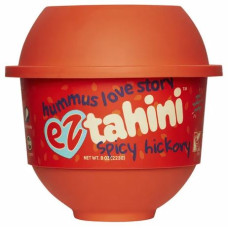 EZ TAHINI: Spicy Hickory Groundsesame Hummus, 8 oz EZ TAHINI: Spicy Hickory Groundsesame Hummus, 8 oz