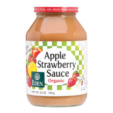EDEN FOODS: Organic Apple Strawberry Sauce, 25 oz EDEN FOODS: Organic Apple Strawberry Sauce, 25 oz
