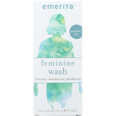 EMERITA: Cleansing and Moisturizing Feminine Wash, 4 oz