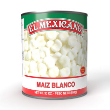 EL MEXICANO: White Hominy, 29 oz EL MEXICANO: White Hominy, 29 oz