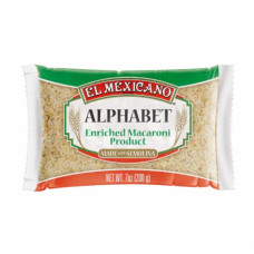 EL MEXICANO: Alphabet Pasta, 7 oz EL MEXICANO: Alphabet Pasta, 7 oz