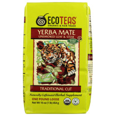 ECO TEA: Organic Loose Yerba Mate Traditional Cut, 1 lb ECO TEA: Organic Loose Yerba Mate Traditional Cut, 1 lb