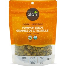ELAN: Organic Raw Pumpkin Seeds, 6.5 oz