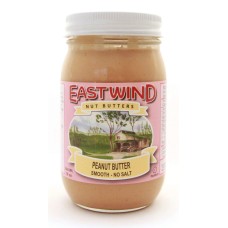 EAST WIND: Peanut Butter Smooth No Salt, 16 oz