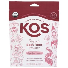 KOS: Organic Beet Root Powder, 7.1 oz