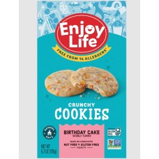 ENJOY LIFE: Birthday Cake Crunchy Cookies, 6.3 oz
