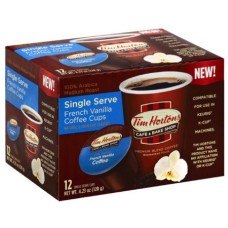TIM HORTON: Coffee Single Serve French Vanilla, 4.23 oz