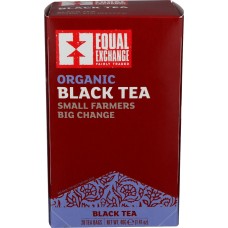 EQUAL EXCHANGE: Tea Black Organic, 20 bg