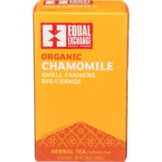EQUAL EXCHANGE: Tea Chamomile Organic, 20 bg