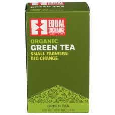 EQUAL EXCHANGE: Green Tea Organic, 20 bg