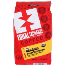 EQUAL EXCHANGE: Coffee Ground Breakfast Blend Organic, 12 oz