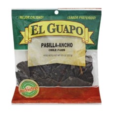 EL GUAPO: Spice Pasilla Ancho Pods, 5.5 oz