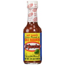 EL YUCATECO: Red Habanero Hot Sauce, 4 Oz
