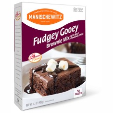MANISCHEWITZ: Fudgey Gooey Brownie Mix, 14.1 oz