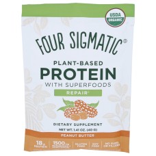 FOUR SIGMATIC: Peanut Butter Protein Powder, 1.41 oz