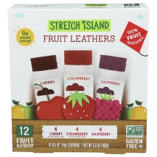 STRETCH ISLAND: Fruit Leathers Variety Pack 12 Count, 5.9 oz